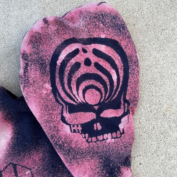 Custom Bassnectar zip up hoodie with Grateful Dead stealy on the hood - Picture 2 of 4